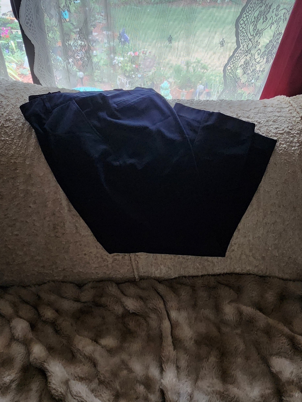 Briggs New York Woamns Blue Dress Pants